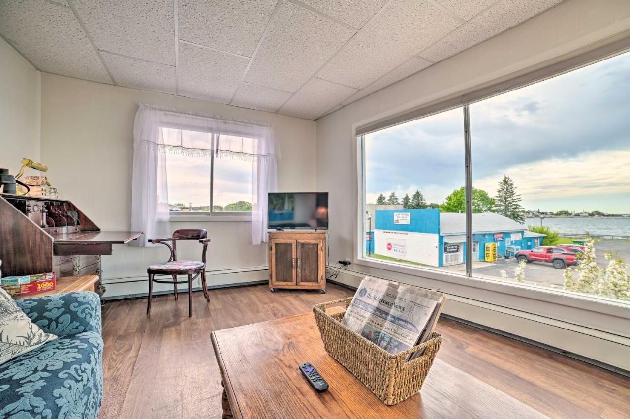 Walkable St Ignace Condo With Lake Huron Views Saint Ignace Exteriér fotografie